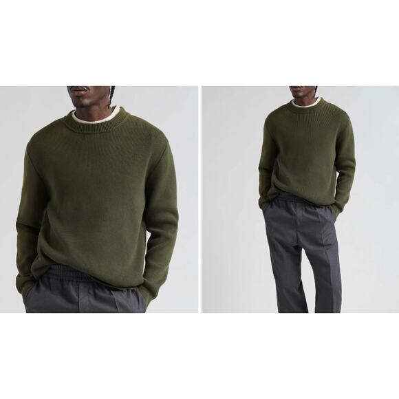 Golden GooseDistressed Cotton Blend Sweater Small